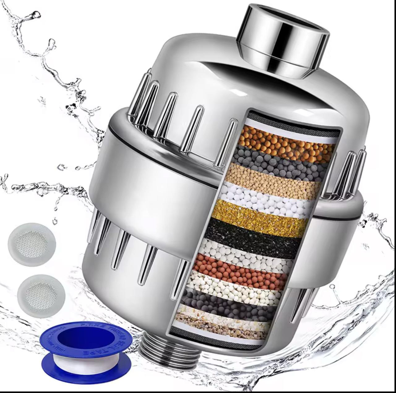 Shower Filter Bundle - Digital Unit + 3 H201 Vitamin C Refills