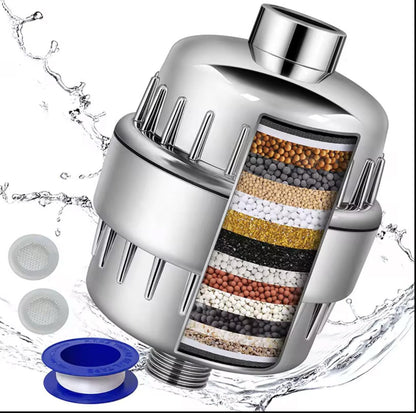 Shower Filter Bundle - Digital Unit + 3 H201 Vitamin C Refills